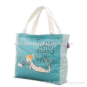 Promotional Tote Bag, Sized 44x36x11cm, OEM Orders Welcomed